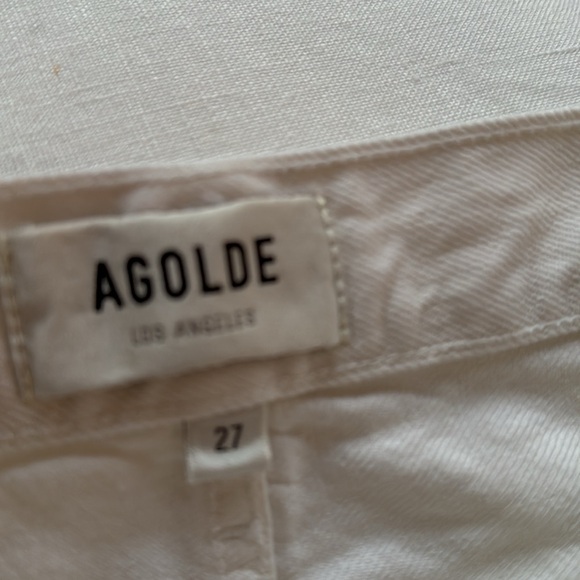 Agolde white denim size 27 - Picture 2 of 5